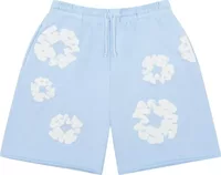 Denim Tears The Cotton Wreath Sweatshorts Powder Blue