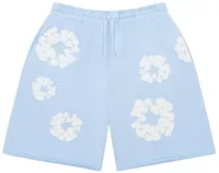 Denim Tears The Cotton Wreath Sweatshorts Powder Blue