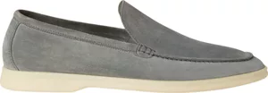 Loro Piana Summer Walk Loafer Suede Gull Gray