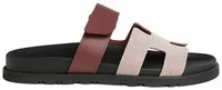 Hermes Chypre Sandal Rouge Calfskin Leather