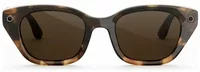 Meta Capri AI Smart Glasses Polarized Brown Lens Espresso Tortoise