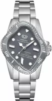 Laarvee Ceramic Bezel Steel Grey & Black