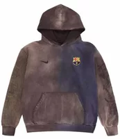 Nike FC Barcelona x Cactus Jack Split-Dye Crest Hoodie Brown