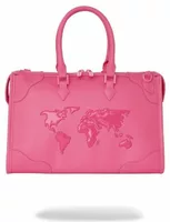 Sprayground James Global Pink Pyramid Duffle Pink