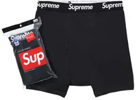 Supreme x Hanes Boxer Briefs (4 Pack) ‘Black’