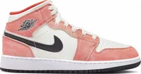 Nike Air Jordan 1 Mid SE Orange Suede (GS)