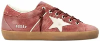 Super-Star Red Suede White Star (W)