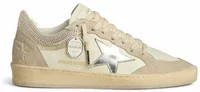 Ball-Star LTD Nappa Suede Silver Star Swarovski Crystals (W)