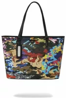 Sprayground Sliced And Diced Camo Tote Blue