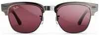 Ray-Ban Meta Clubmaster Audio AI Smart Glasses Transitions Ruby Lens Orchid