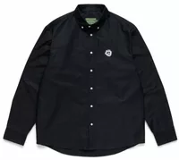 Denim Tears Peace Wreath Oxford Shirt Black