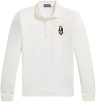 Polo Ralph Lauren Polo Bear Cotton Cashmere Polo Shirt Classic White