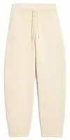 Ami Paris Cotton Track Pants with Heritage Ami Paris Label Ivory