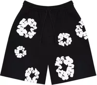 Denim Tears The Cotton Wreath Shorts Black