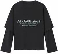 Nude Project Neo Long-Sleeve Tee Black
