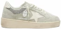 Ball-Star Light Gray Suede Star Glitter Inserts (W)