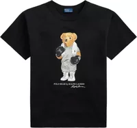 Polo Bear Cotton T-Shirt Black