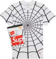 Supreme Hanes Spider-Man Tagless Tees (2 Pack) White