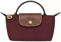 With Handle Burgundy