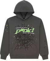 Sp5der Sp5 Punk Pullover Hoodie Slate