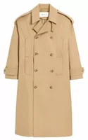 Cotton Trench Coat Mastic Beige