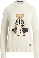 Spring Polo Bear Silk Jumper Cream