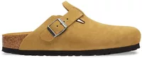 Birkenstock Boston Soft Footbed Suede Cork Brown