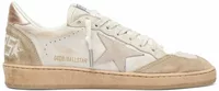 Ball-Star Pink Suede Star Silver Glitter Edges Rose Gold Heel Tab (W)