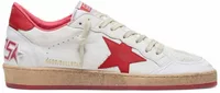 Ball Star White Leather Red Star Red Heel Tab