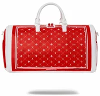 Sprayground Bandana Duffle Red