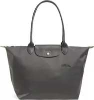 Longchamp Le Pliage Green Large Tote Bag Graphite