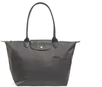 Longchamp Le Pliage Green Large Tote Bag Graphite