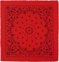 Cashmere Bandana Hachiko Rouge Corail