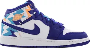 Nike Air Jordan 1 Mid Geometric Print (GS)