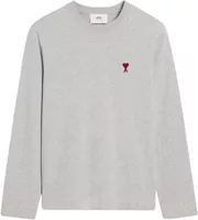 Ami Paris Ami De Coeur Long Sleeve T-Shirt Grey