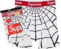 Supreme Hanes Spider-Man Boxer Briefs (2 Pack) White