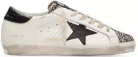 Super-Star LTD White Leather Black Star Pony Skin Details (W)