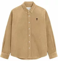 Ami De Coeur Corduroy Shirt Mastic Beige