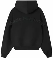Marble Hoodie Black