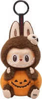Labubu Happy Halloween Party Series-Sitting Pumpkin Vinyl Plush Pendant