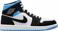 Nike Air Jordan 1 Mid University Black White (W)