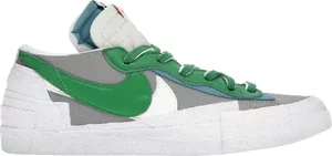 Nike Blazer Low sacai Medium Grey Classic Green