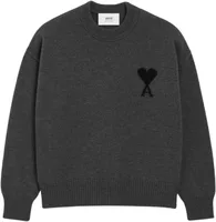 Ami De Coeur Crewneck Sweater Grey