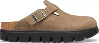 Birkenstock Boston Chunky Suede Gray Taupe