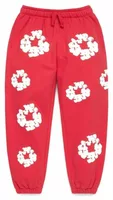 Denim Tears Kids Cotton Wreath Sweatpants Red