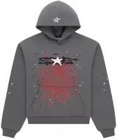 Sp5der Splat Punk Hoodie Slate