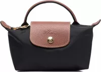 Longchamp Le Pliage Original Pouch With Handle Black