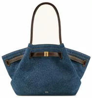 JW PEI Hana Large Tote Bag Dark Blue Denim