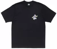 Stussy Dot Surf Puff Print Tee Black