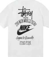 Nike x Stüssy The Wide World Tribe White Tshirt